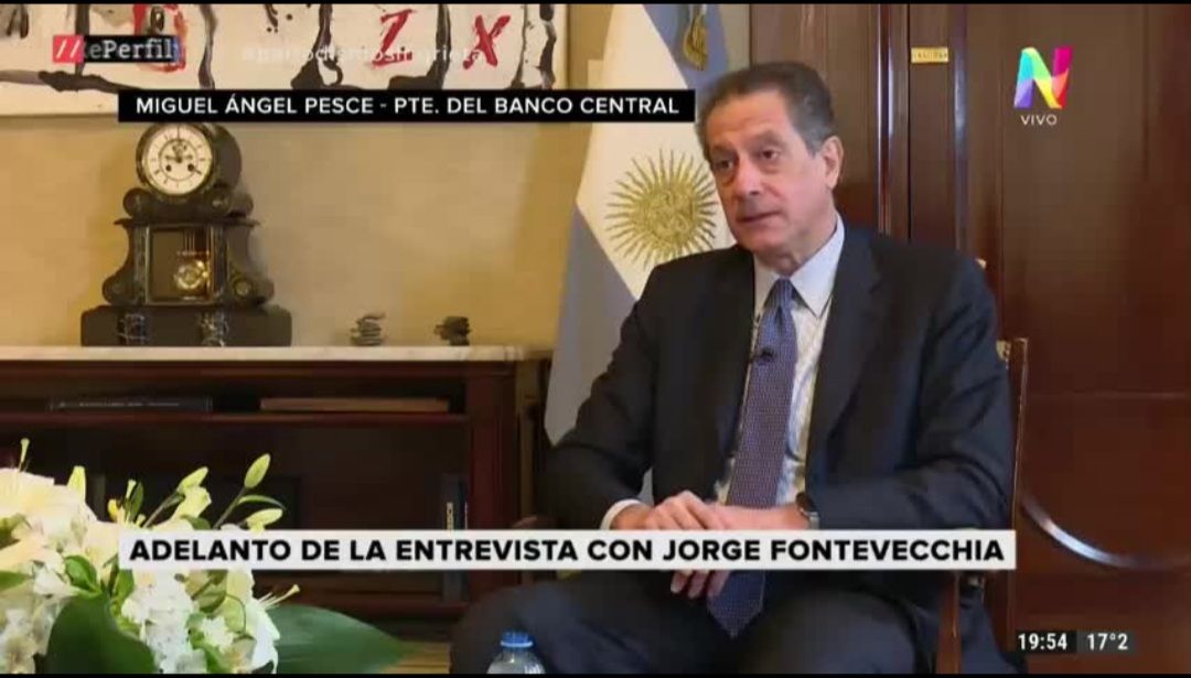 Miguel Ángel Pesce: "Nadie quiere aumentar las restricciones cambiarias, es una necesidad"
