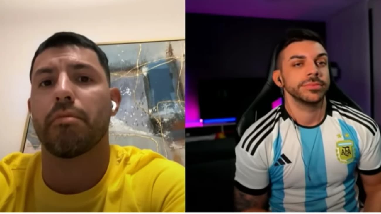 El Kun Agüero explotó contra un youtuber español que criticó a la Selección: "Me caes para el orto"