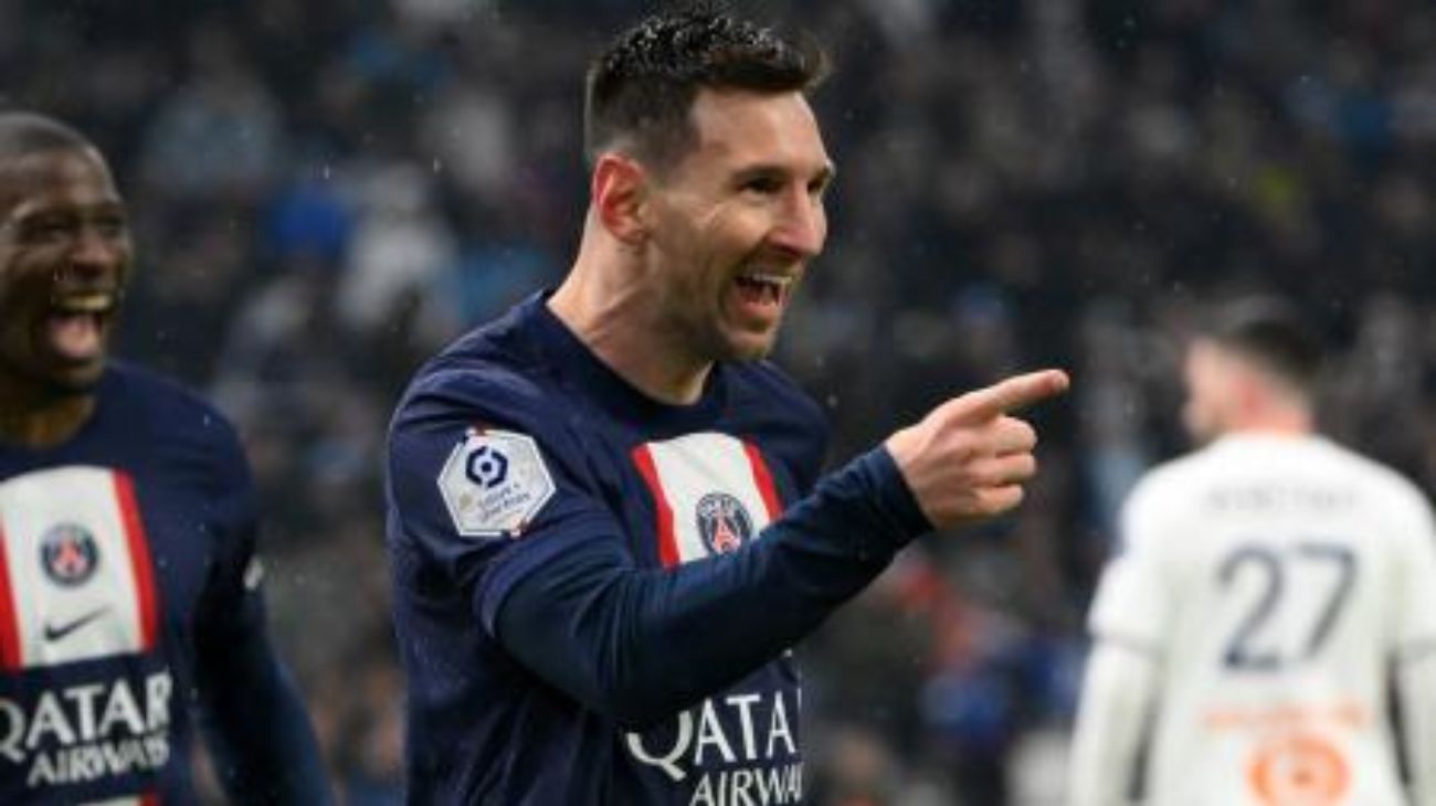 Gran actuación de Lionel Messi en el PSG