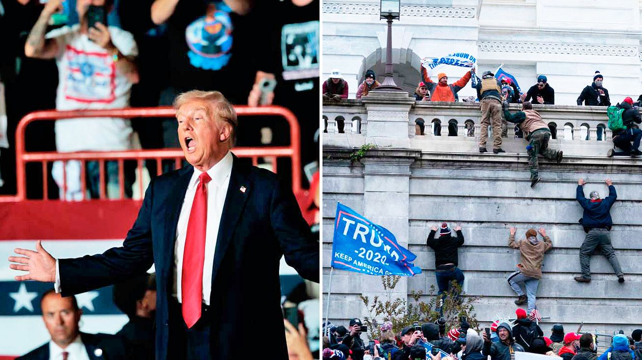 Suspenden el proceso a Trump por tratar de revocar el resultado de 2020