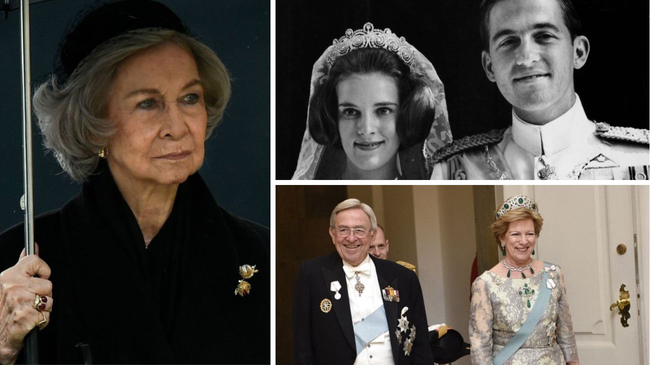 La reina Sofía llora por su hermano Constantino II, el último rey de Grecia