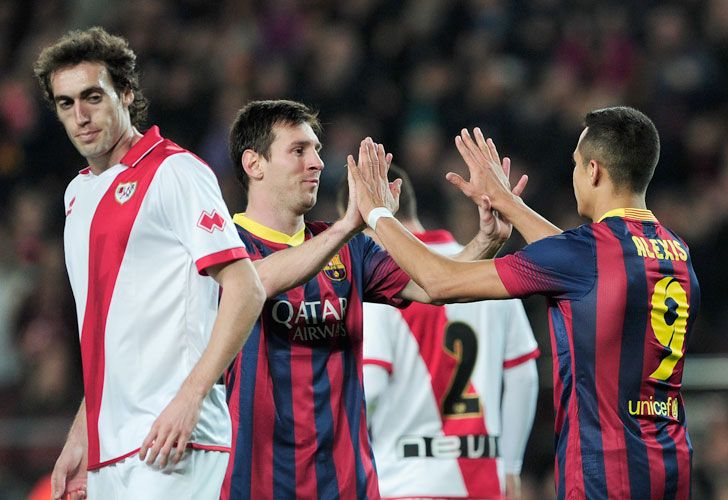 Los goles de Messi le dieron el toque distintivo a la sinfónica de Barcelona