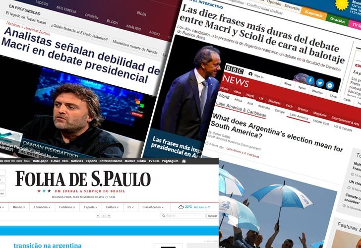 Cómo reprodujeron los medios extranjeros el debate presidencial
