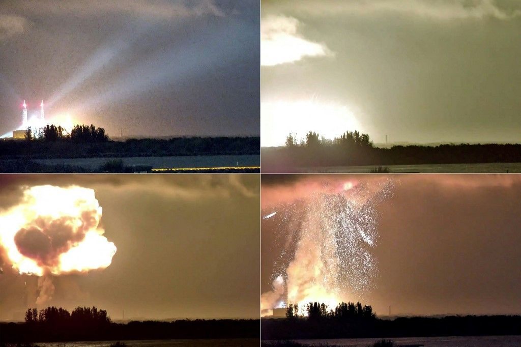 Video: la impactante explosión de un cohete de Blue Origin en la plataforma de lanzamiento durante prueba