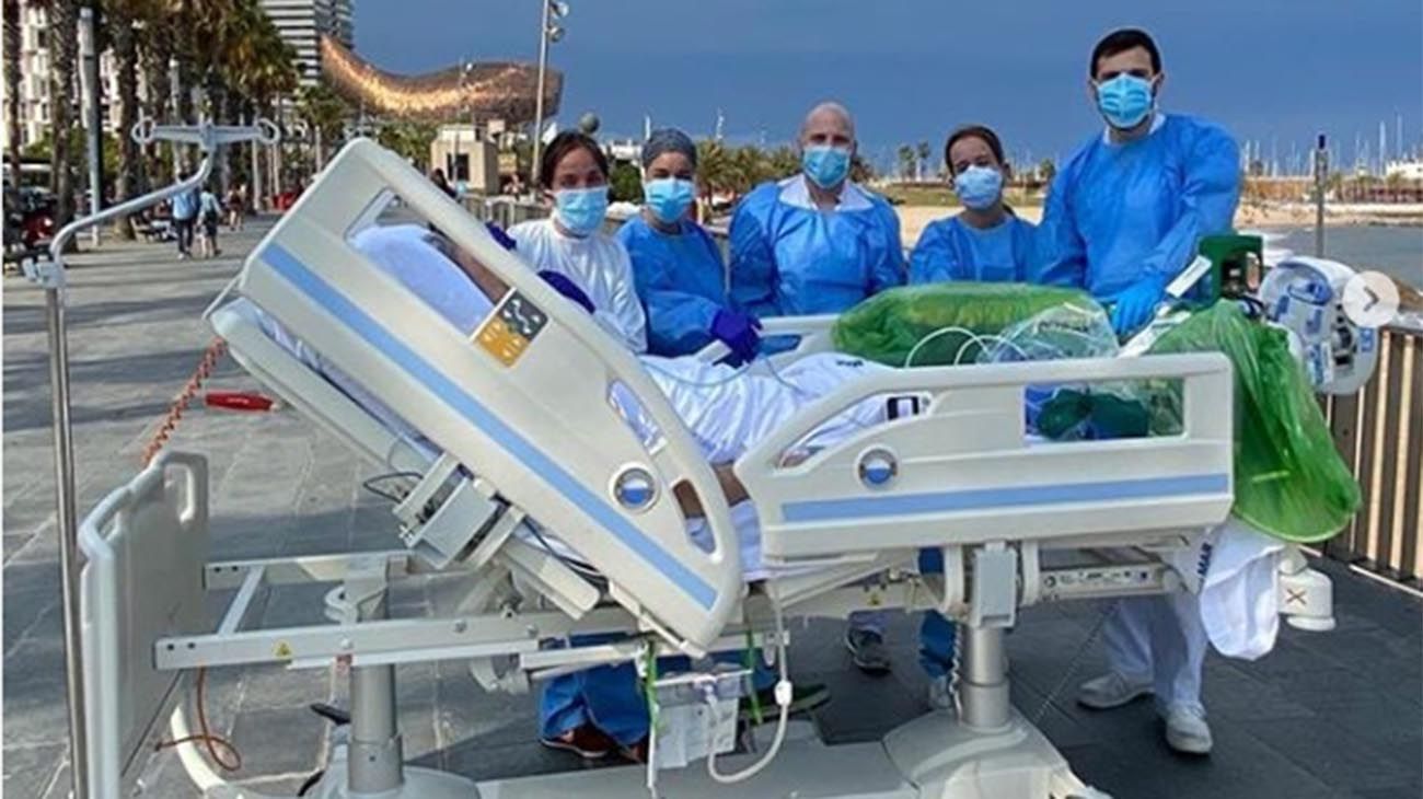 Un paciente español venció al coronavirus con la ayuda del mar