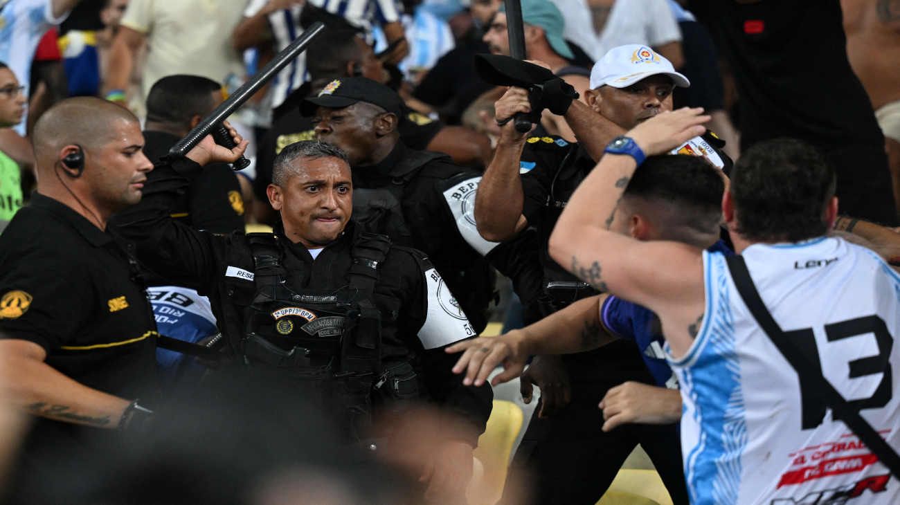 Qué dijeron los medios brasileños sobre la represión en el partido Argentina-Brasil