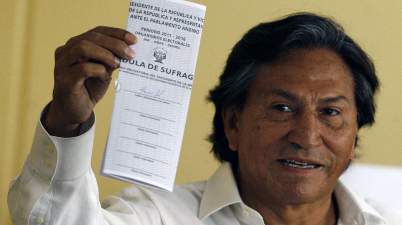 Estados Unidos ordenó la detención del expresidente peruano Alejandro Toledo para extraditarlo