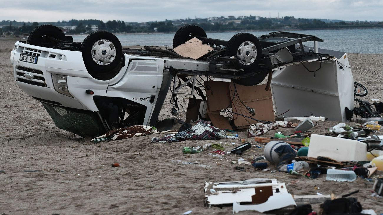 Una tormenta de granizo causó seis muertos y treinta heridos en Grecia