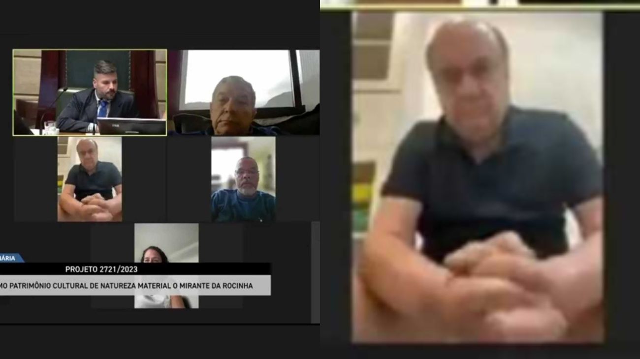 "Ameri brasileño": concejal de Río de Janeiro participó de una reunión virtual desde el inodoro y todos lo vieron