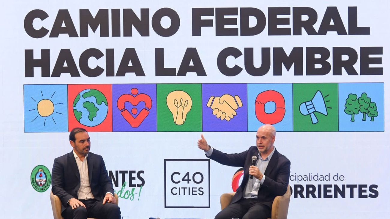 Horacio Rodríguez Larreta: "Cuando hay que enfrentar problemas globales, como el cambio climático, no podemos hacerlo solos"