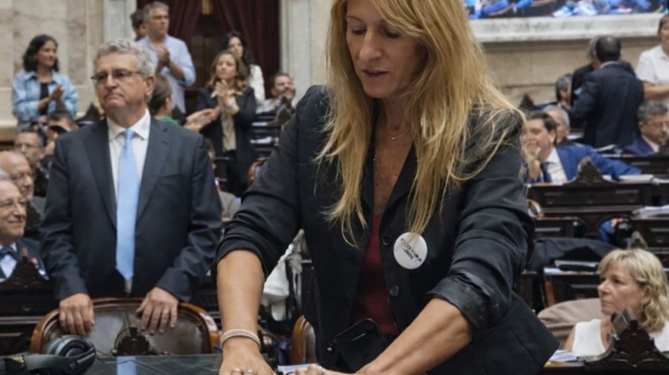 Martín Menem habló del "papelón" de Florencia Carignano sacando cables: no descarta el desafuero