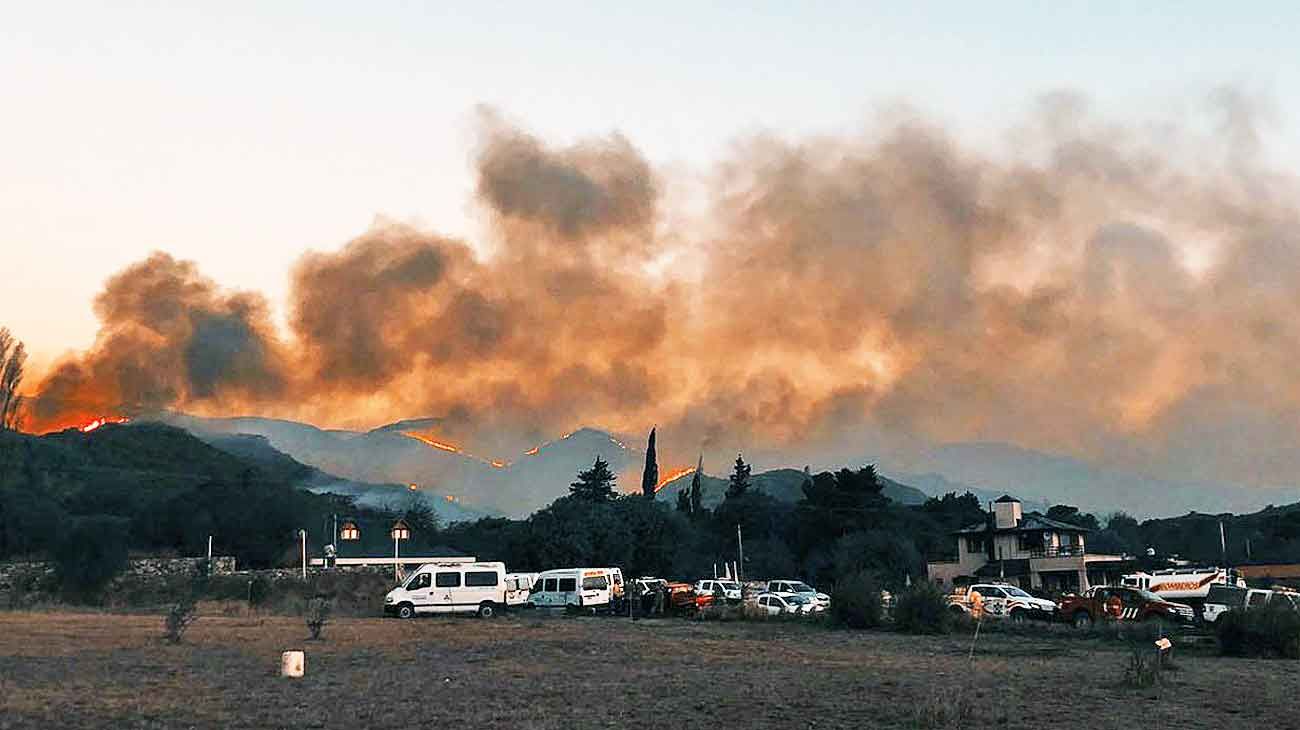 En Córdoba, los habitantes de las sierras evitaron una tragedia