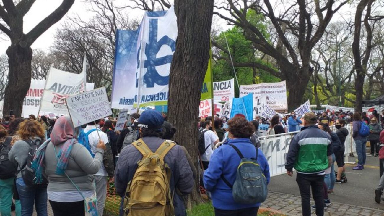 Enfermeros de CABA exigen ser reconocidos como profesionales de la salud
