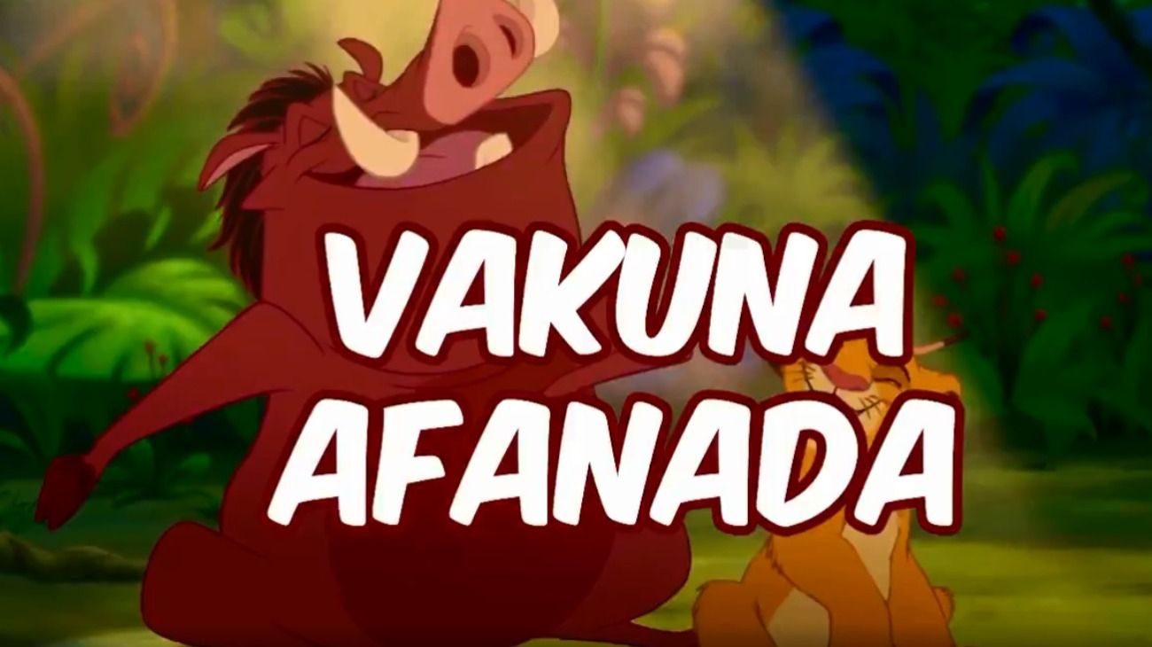 "Vakuna afanada", la parodia viral de El Rey León sobre el Vacunatorio VIP