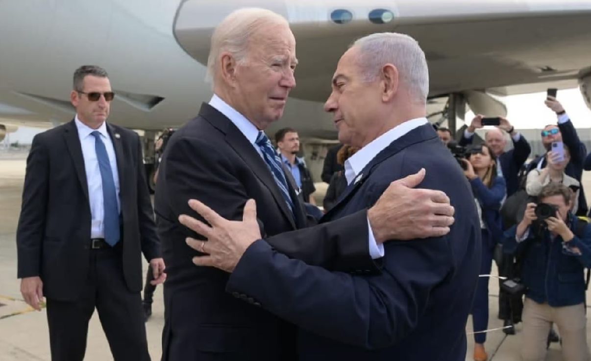 Biden le pidió a Netanyahu que Israel "no responda" el ataque iraní, y el G7 también exigió "moderación"