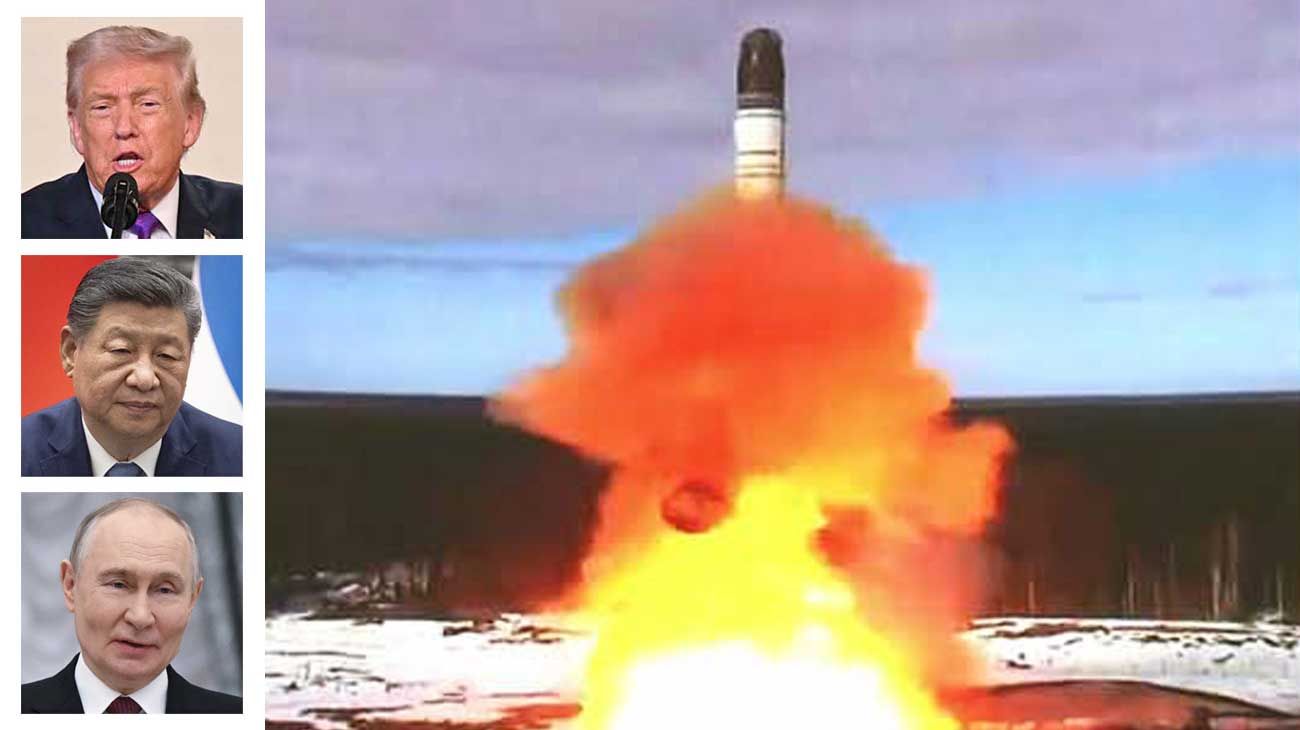 Trump insta a establecer un nuevo tratado nuclear tripartito con China y Rusia