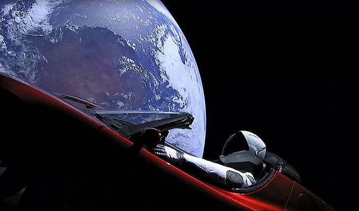 Fotos | Un auto en el espacio: el Tesla de Elon Musk ya viaja hacia Marte