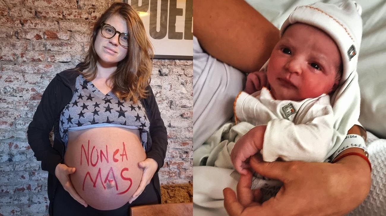 Delfina Rossi fue mamá de Agnes: "Llega a nuestras vidas después de una larga espera y de un embarazo perdido"
