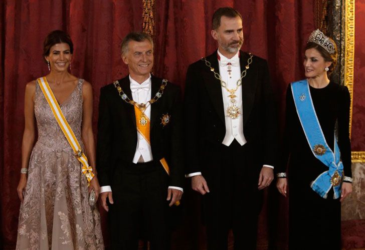 Macri con los reyes de España: "Tenemos que encontrar campos juntos"