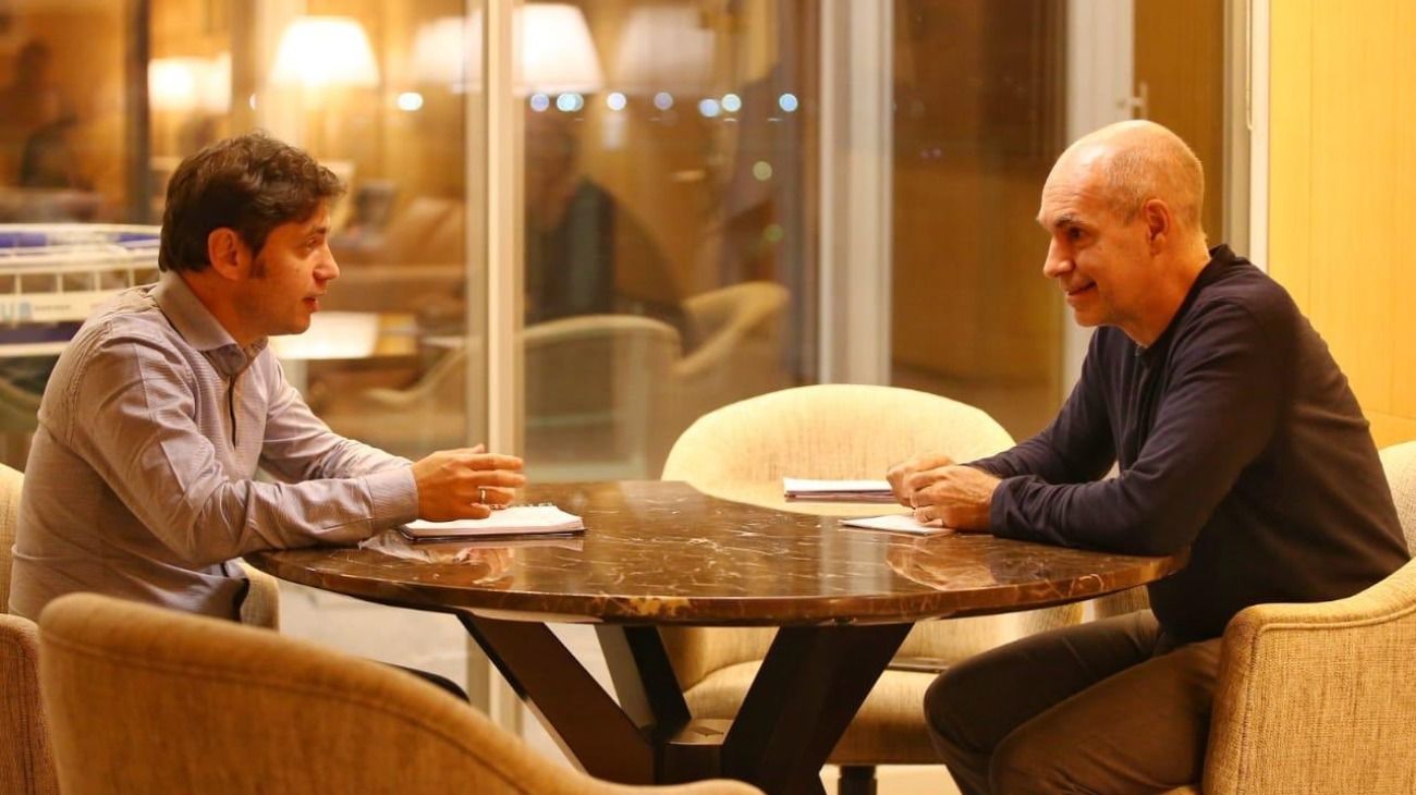 Larreta y Kicillof se reunieron para definir cómo sigue la cuarentena