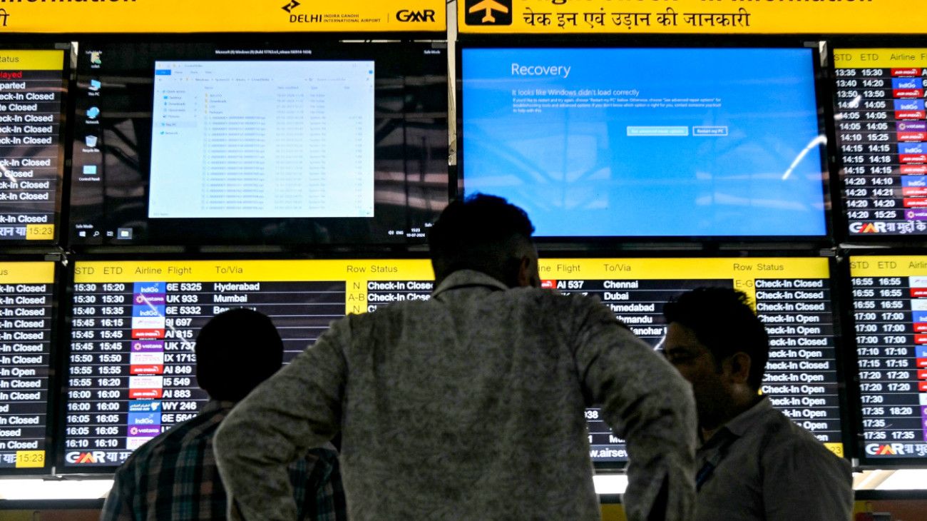 Apagón informático puso en jaque el funcionamiento de aeropuertos y empresas multinacionales a nivel mundial