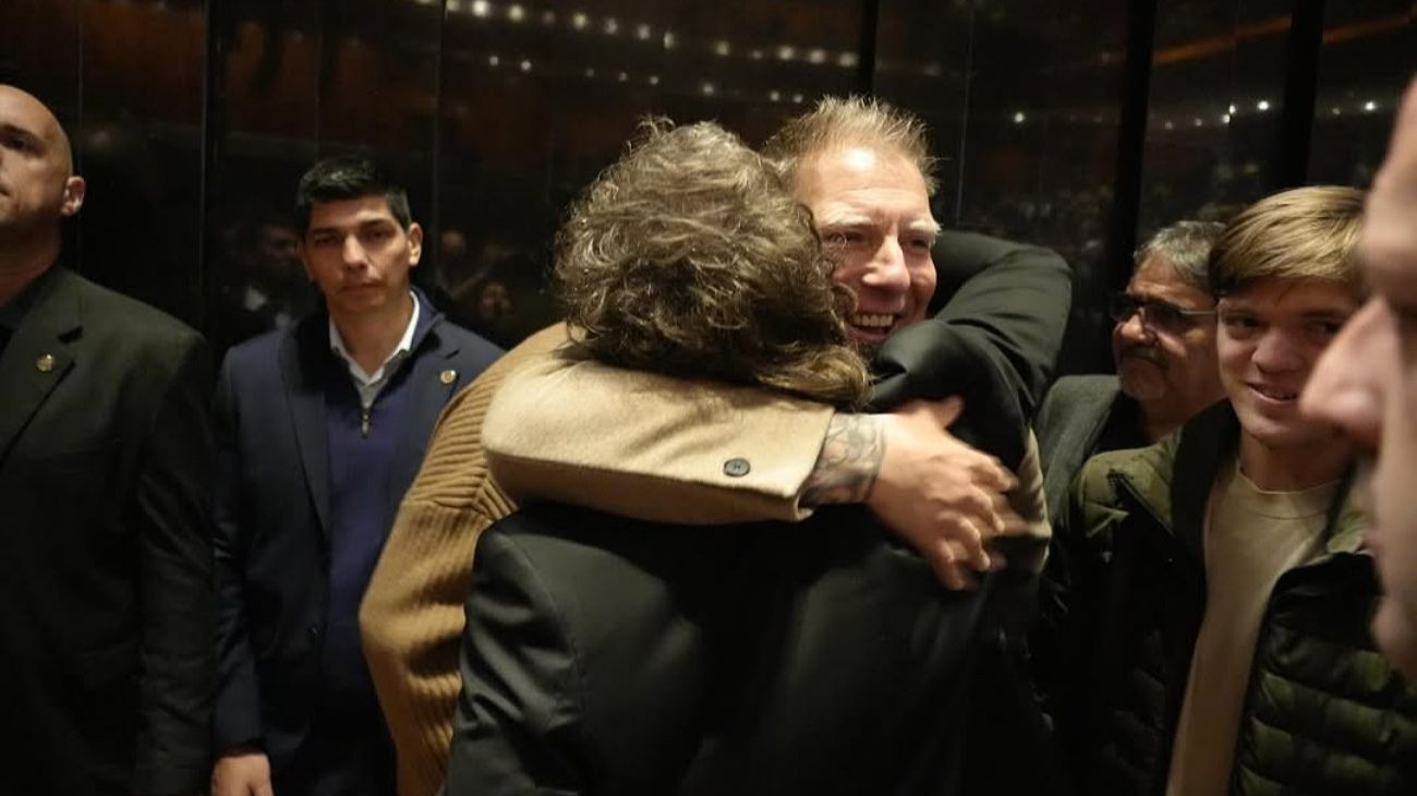 Alejandro Fantino emocionado por su reencuentro con Javier Milei: "Hermoso"