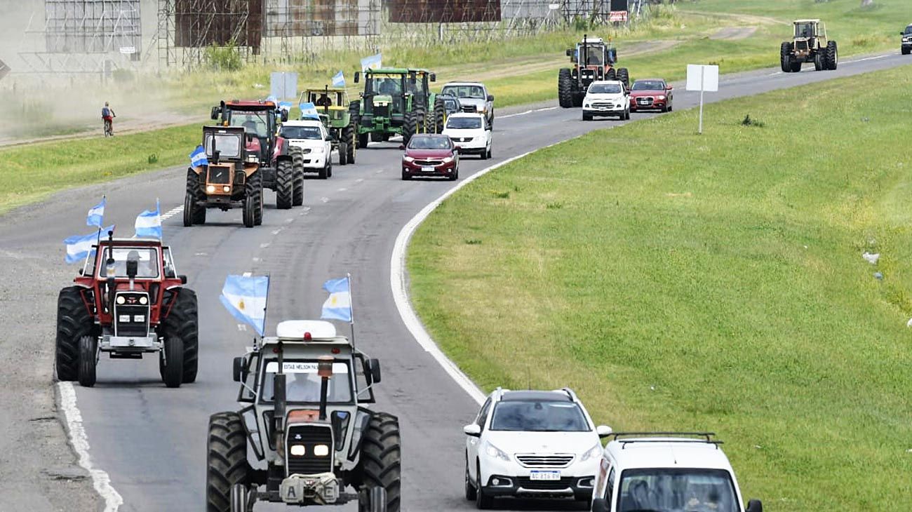 Tractorazo light de productores en las provincias más 'díscolas'