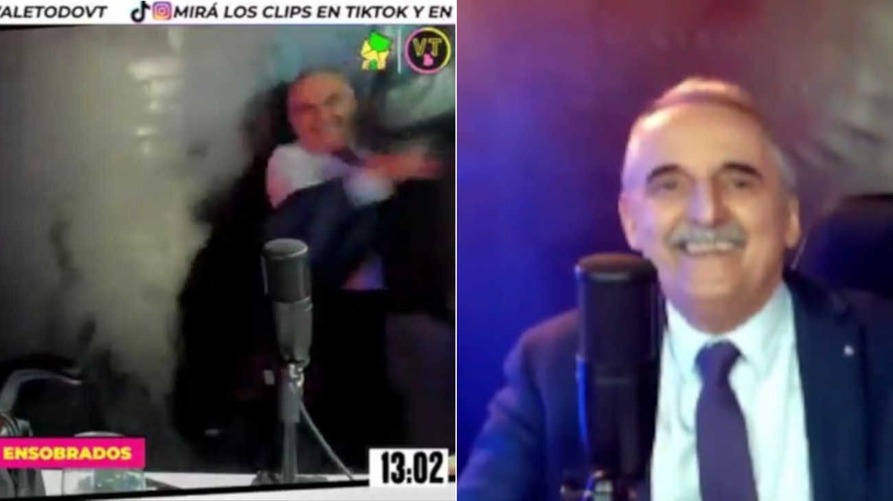 Eduardo Belliboni y un panelista libertario se agarraron a piñas en pleno stream y los separó Guillermo Moreno