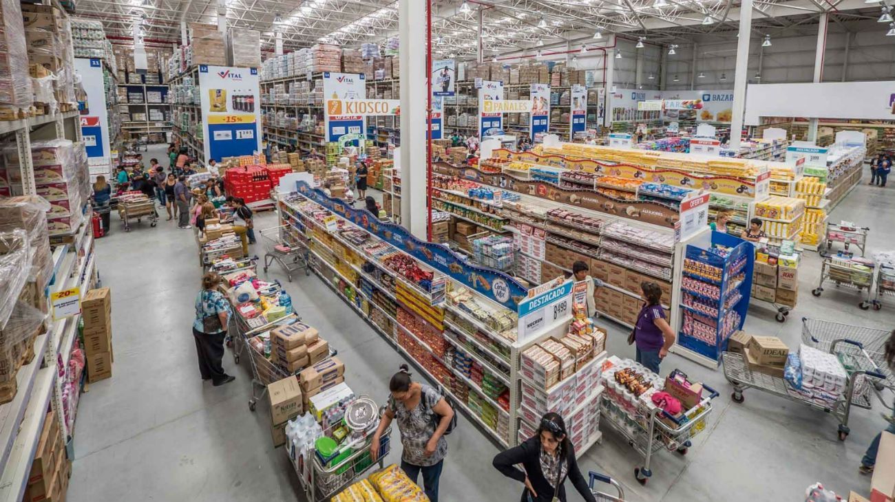Las ventas en supermercados bajaron en mayo 2,6% con respecto al mismo mes del 2020