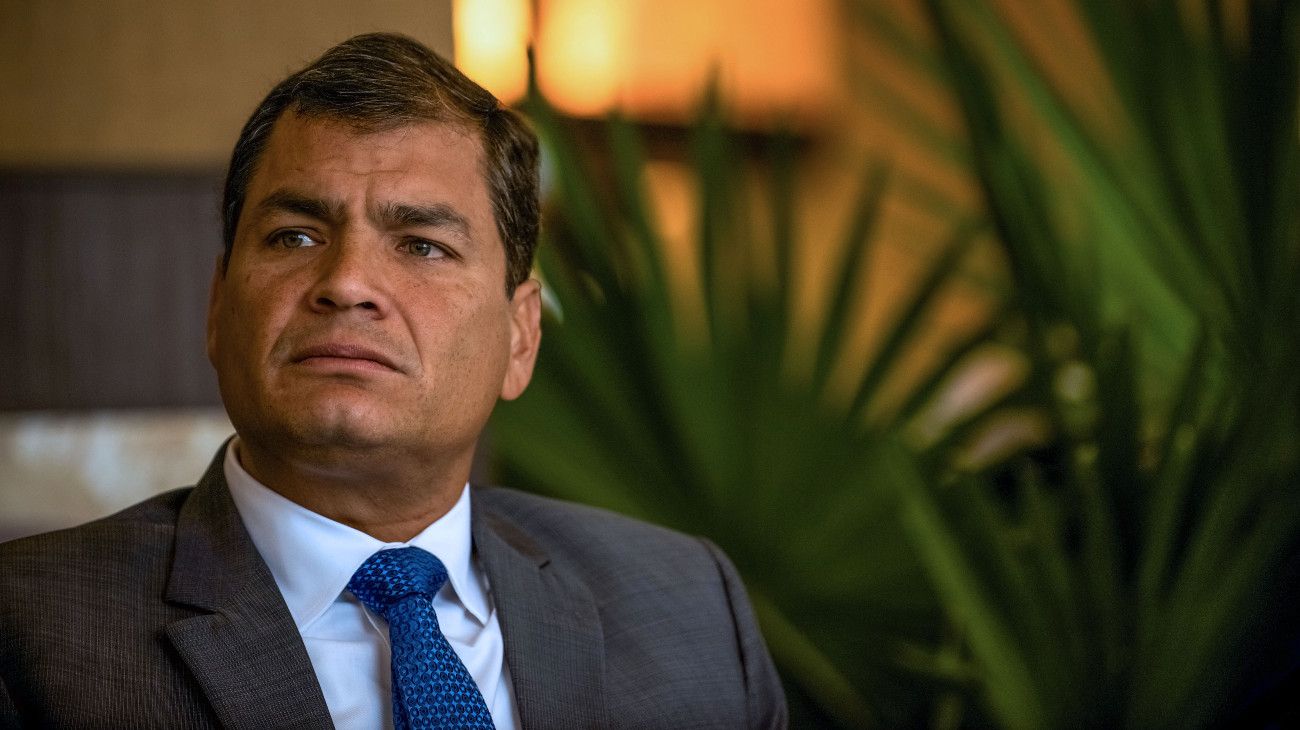 Rafael Correa denuncia "golpe de Estado" en el proceso electoral de Ecuador
