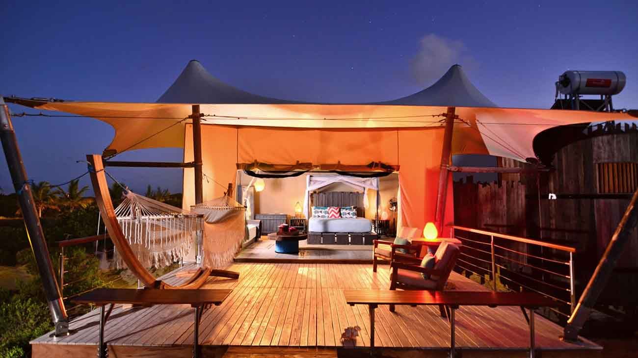 Qué es el glamping: la tendencia turística que crece en el país