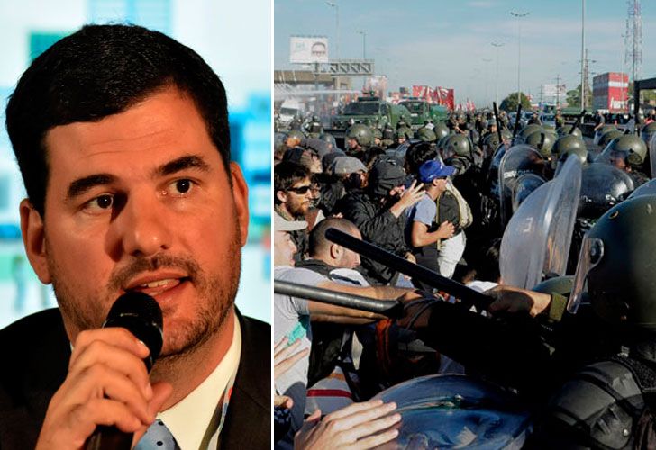 Burzaco sobre incidentes en Panamericana: "Hubo que actuar con celeridad"