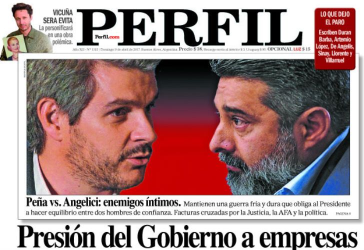 Tapa de domingo de PERFIL