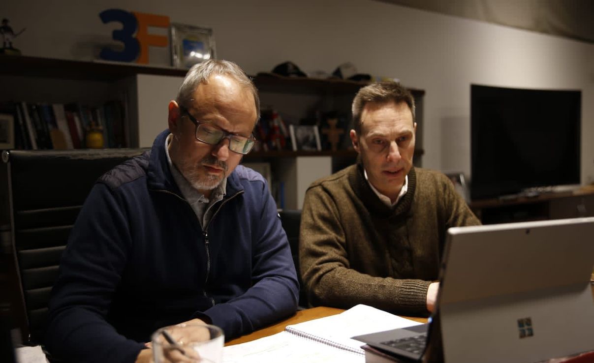 Diego Valenzuela y Guillermo Viñuales charlaron con el sector comercial de Lomas de Zamora