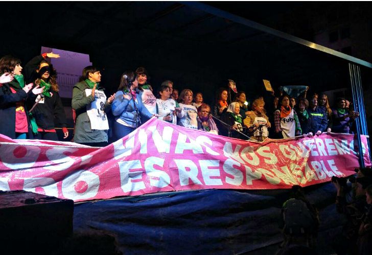 #NiUnaMenos | Finalizó la tercera marcha nacional contra la violencia de género