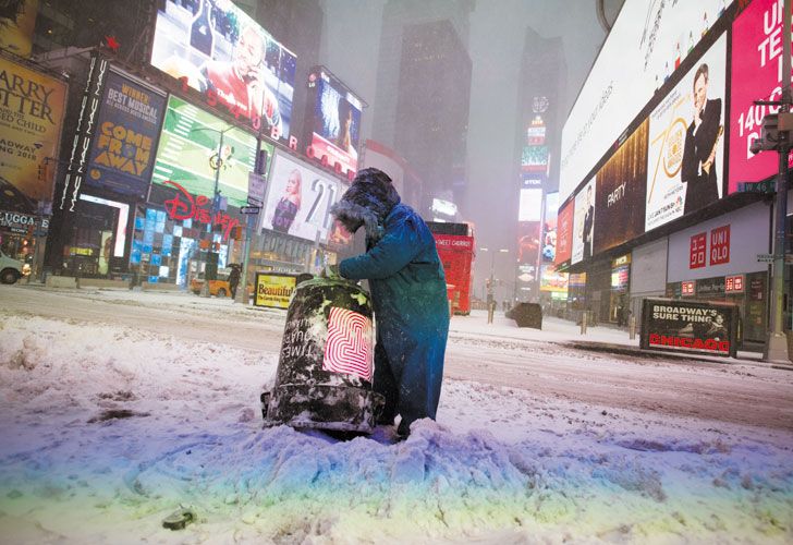 Después de la tormenta de nieve, frío extremo en Estados Unidos