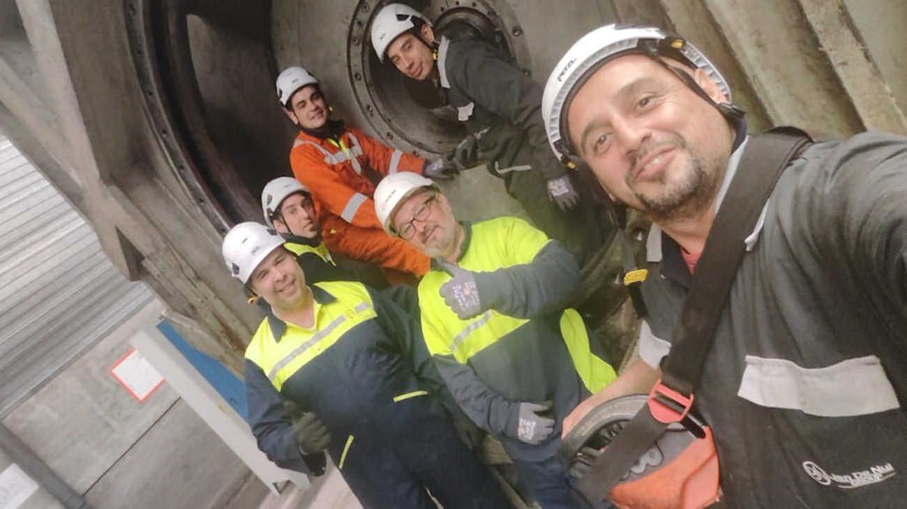 Trabajadores de balizamiento y dragado realizaron capacitaciones en Bélgica