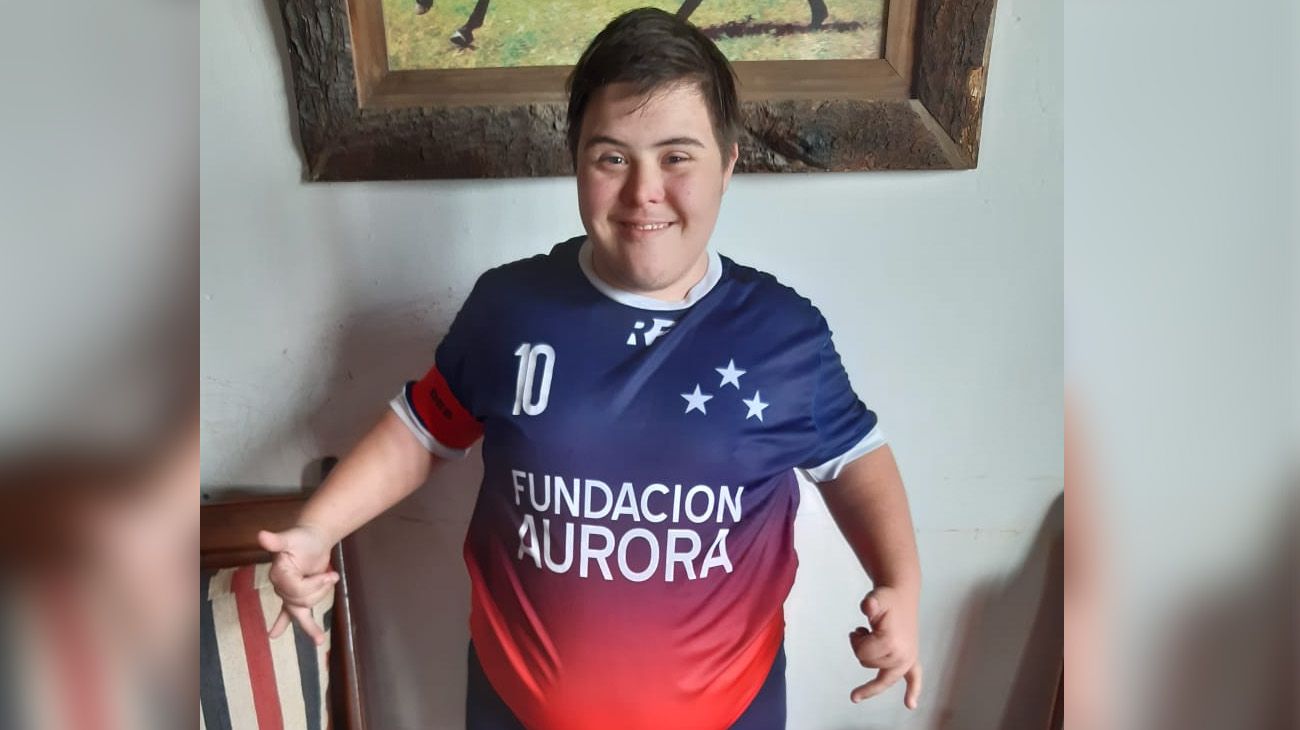 Tiene síndrome de down y debutó en la liga oficial de FutSal