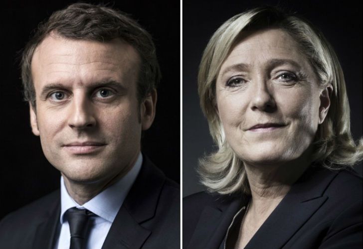 Marine Le Pen va al balotaje contra Emmanuel Macron