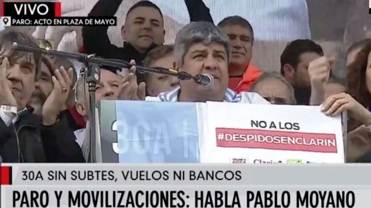 Pablo Moyano: "¡Que se metan la multa en el culo!"