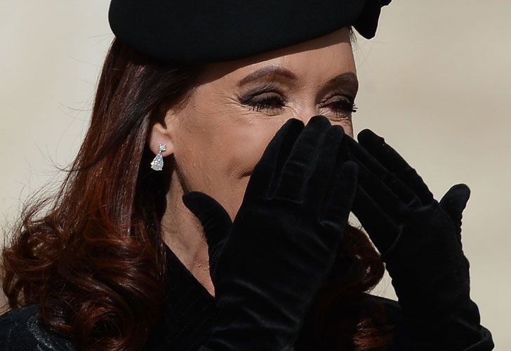 Video | Cristina lloró ante el Papa