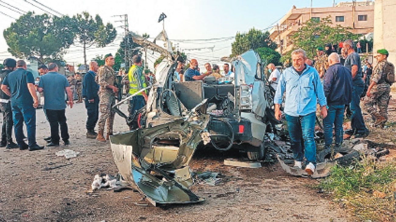Un ataque de precisión mató a dos combatientes de Hezbollah en Líbano