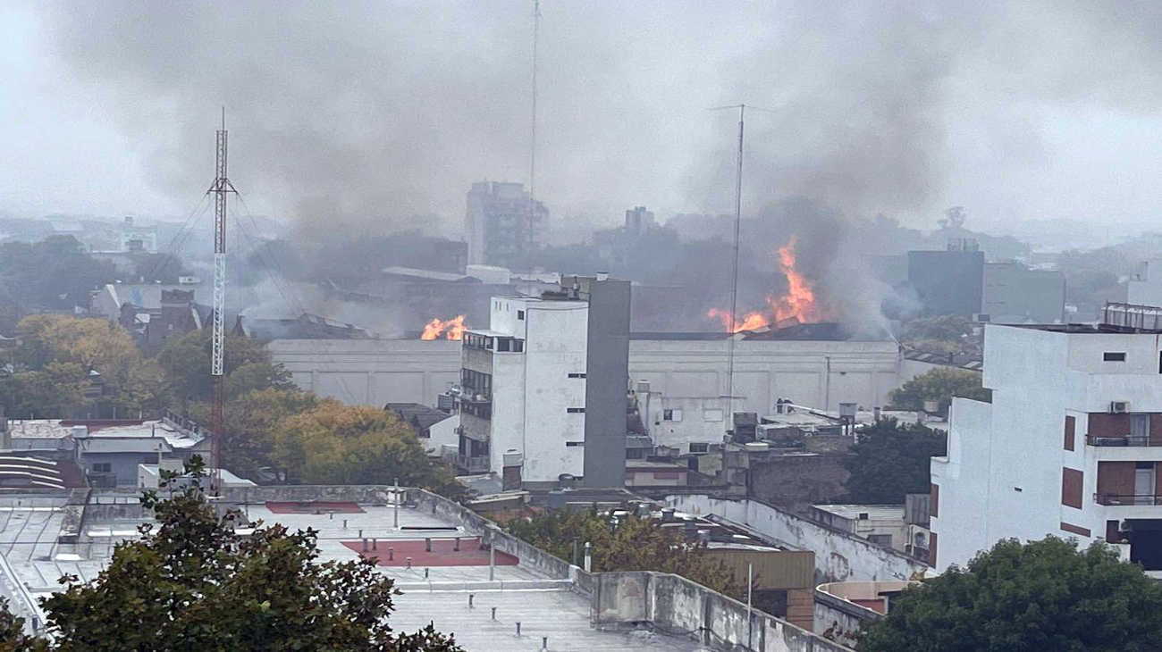 Incendio en un depósito de Iron Mountain en el que en 2014 hubo 10 muertos