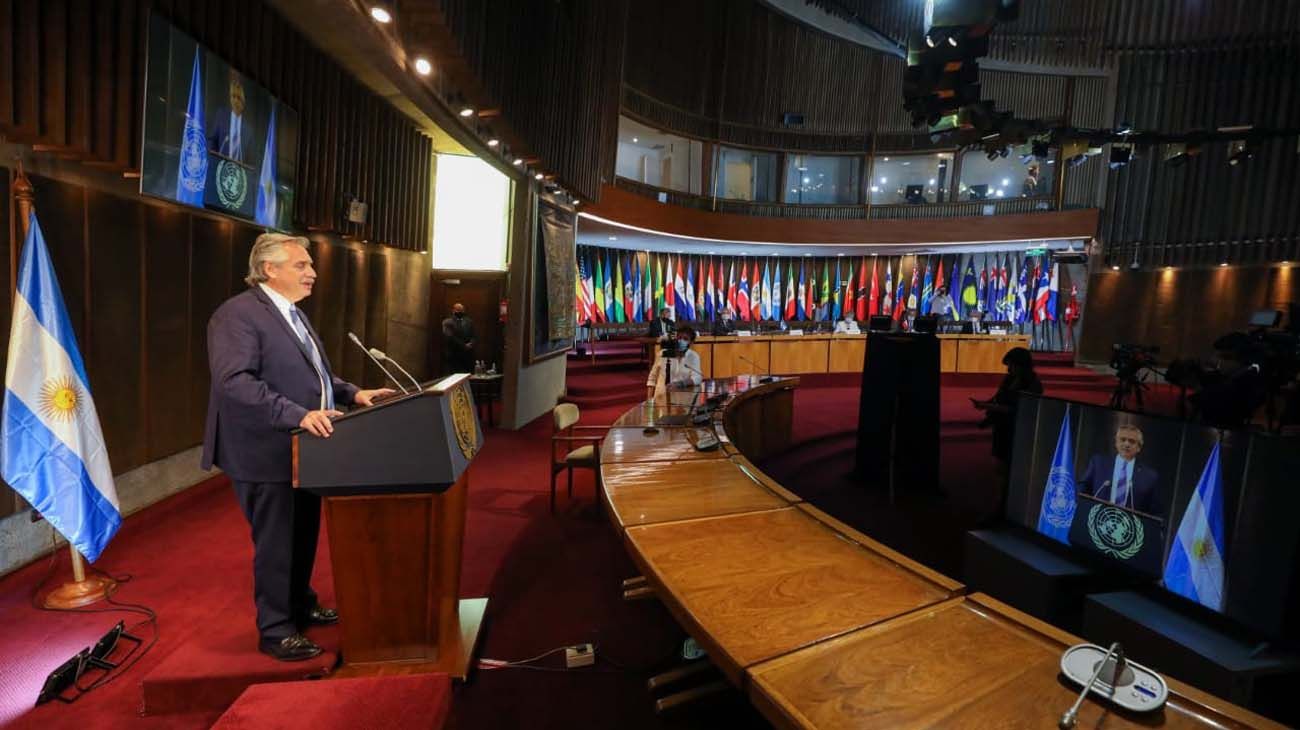 Alberto Fernández en la CEPAL: "Necesitamos ser un continente unido"
