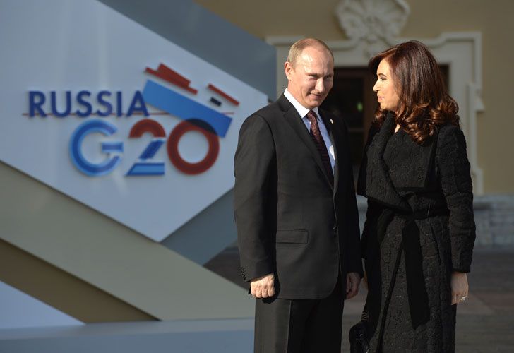 Tras el saludo de Cristina con Putin, comenzó la cumbre del G20