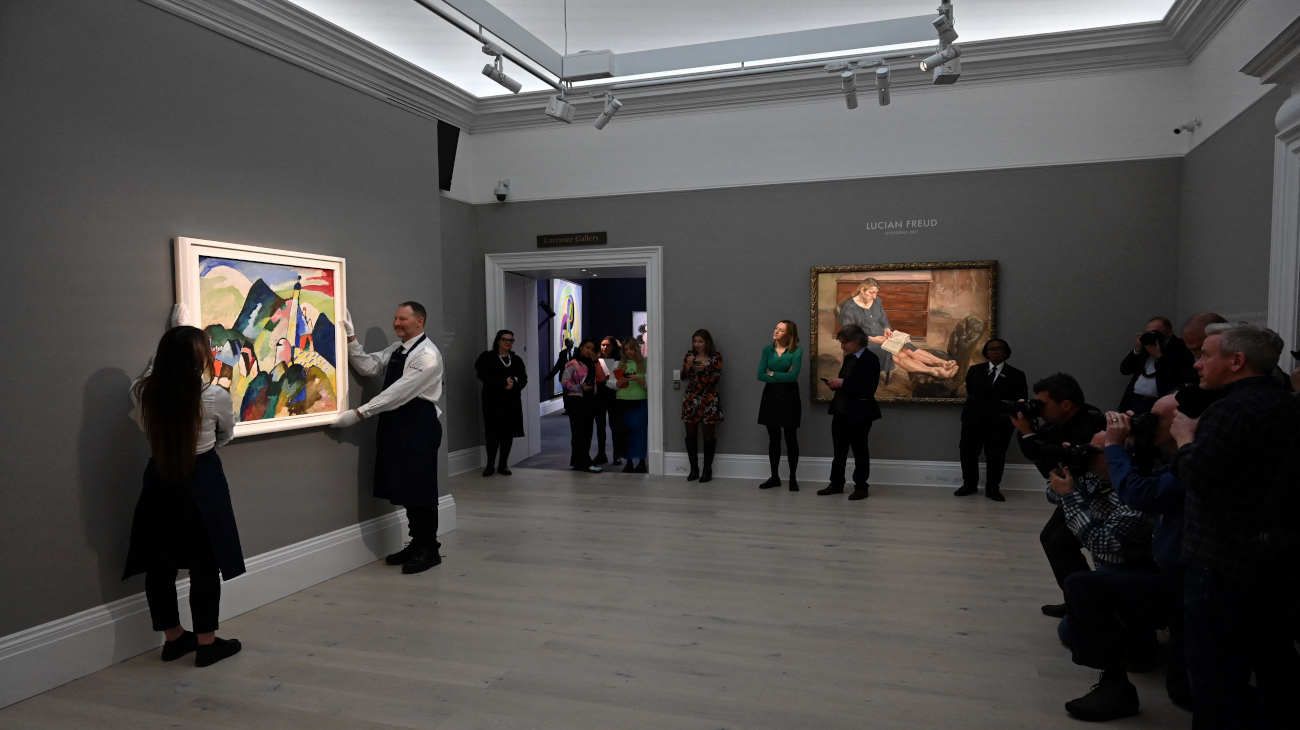 Un cuadro de Wassily Kandinsky fue subastado por 44,9 millones de dólares