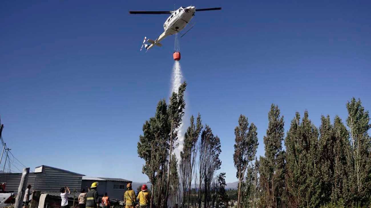 Patagonia: ya alertan por el riesgo de los incendios
