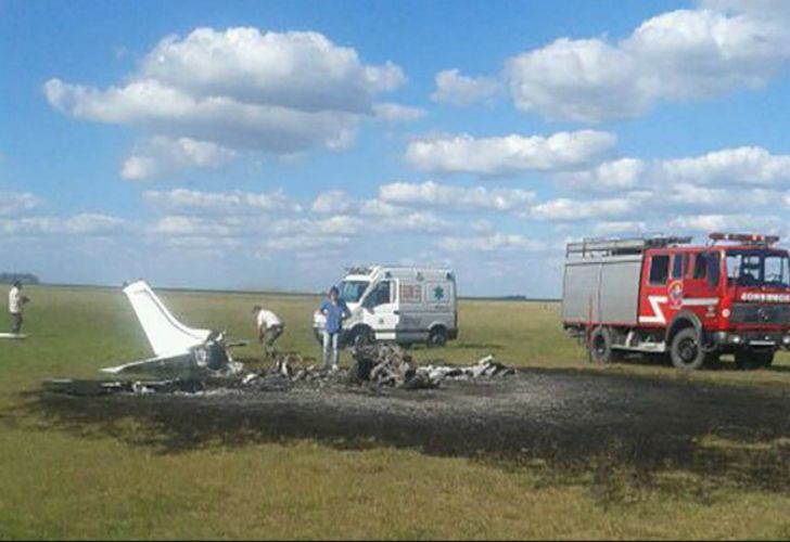 Cayó una avioneta en Las Flores y encontraron cocaína