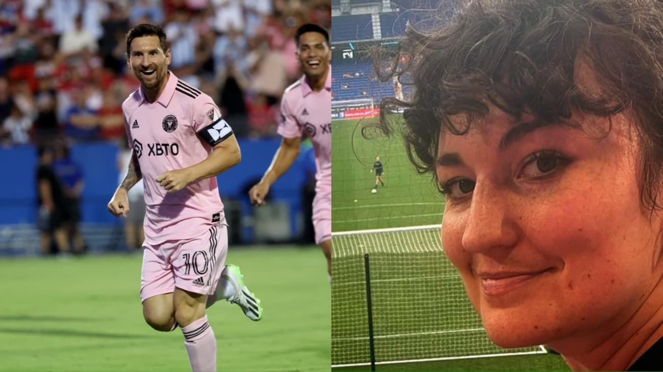 Una futbolista amateur revendió su entrada de un partido de Messi para pagar un cirugía