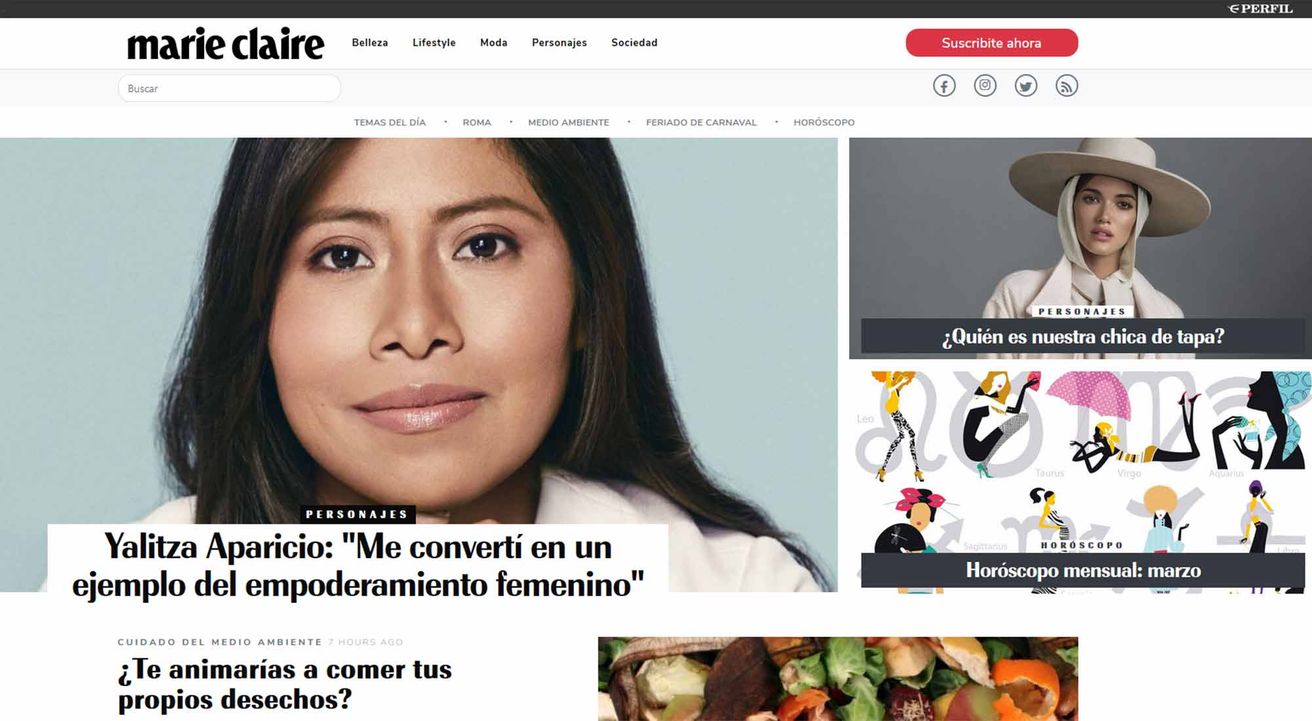De la mano de Editorial Perfil, llegó a la Argentina la revista Marie Claire